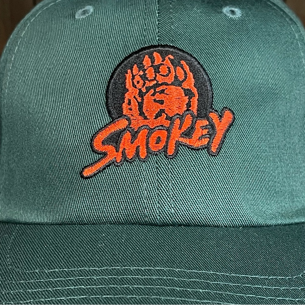 SOLD-Filson Limited Edition Smokey Bear Low Profile Hat Cap Green Mens Strapback - Picture 3 of 12